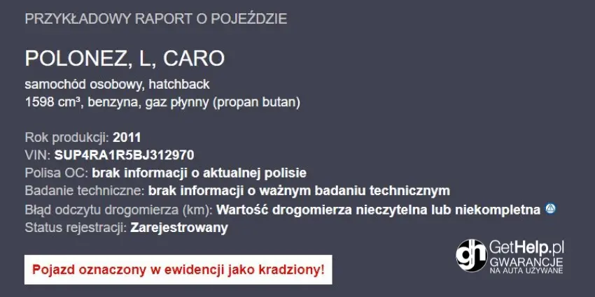 Jak sprawdzić historię pojazdu gov pl