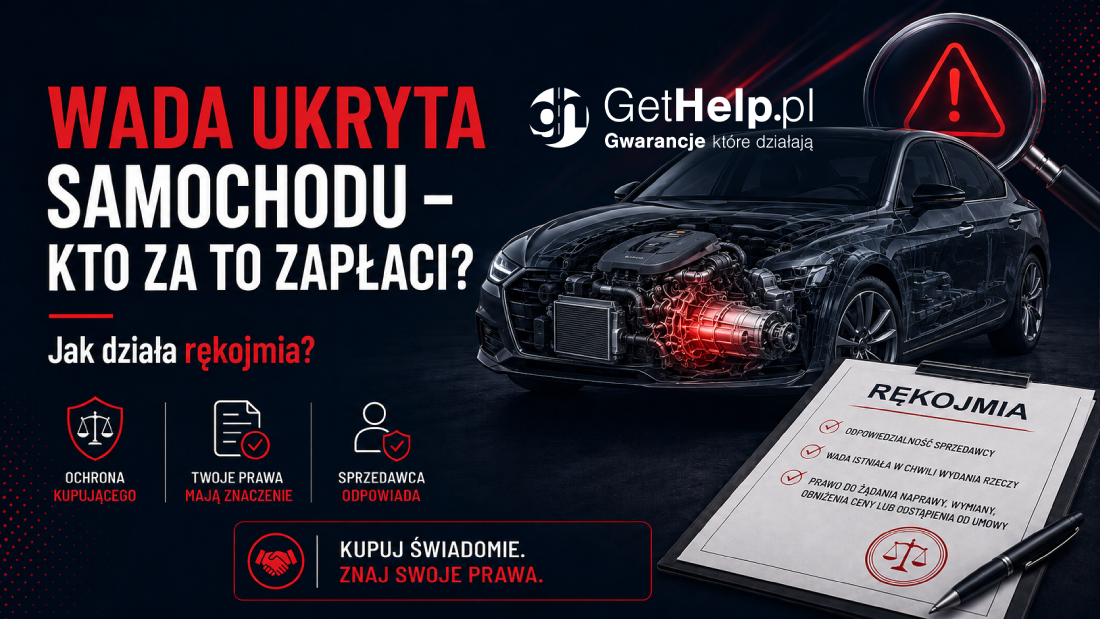 Wada ukryta samochodu – kto za to zapłaci i jak działa rękojmia